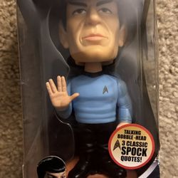 Funko Star Trek Talking Bobble-Head Spock