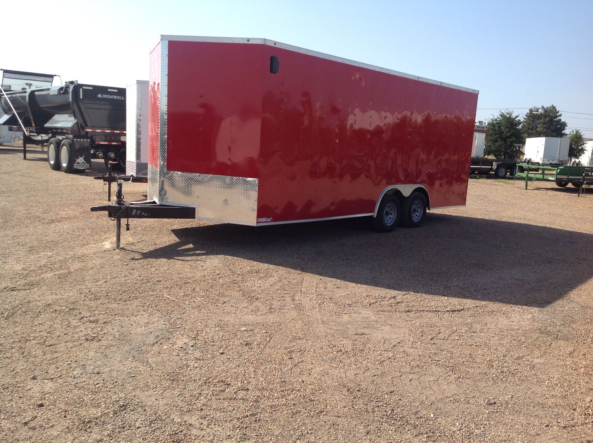 8.5x20 red fire trailer