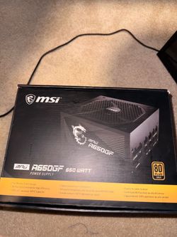 MSI MPG a650gf PSU