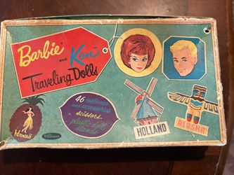 Vintage Barbie and Ken Traveling Dolls