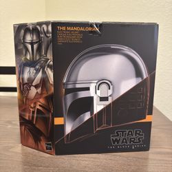 The Mandalorian Premium Black Series Electronic Helmet