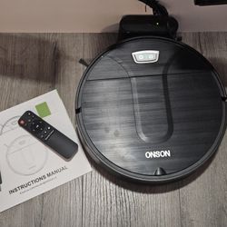 ONSON Robot Vacuum Cleaner, 3500Pa Vacuum Cleaner with Schedule, App//Wi-Fi/Alexa, Slim, Ideal for Hard Floor, Pet Hair