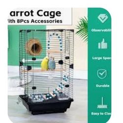 Stack Bird Cage Parakeets & Cooktail 