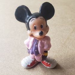 Vintage Cool Mickey Mouse Figurine Toy 