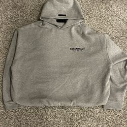 Essentials Hoodie Gray - L