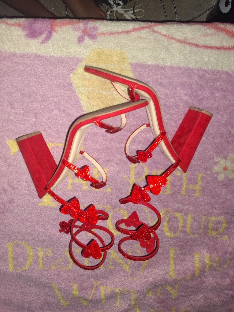 Red Heart Heels