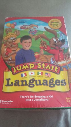 Jump start languages French Japanese Spanish English