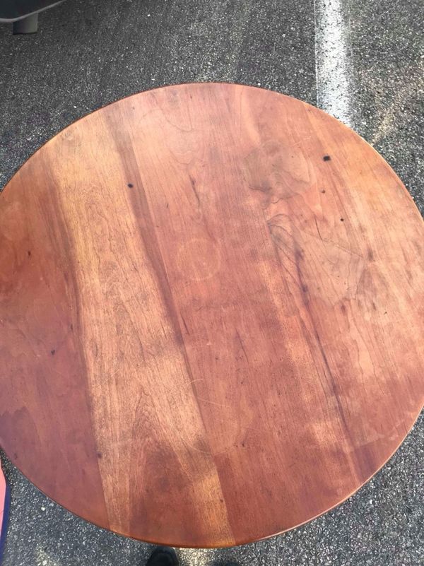 L J G Stickley Cherrywood Round Pedestal Table For In Santa L J G Stickley Cherrywood Round Pedestal Table For In Santa Barbara Ca Offerup
