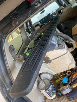 Black Truck Running Board Side Step