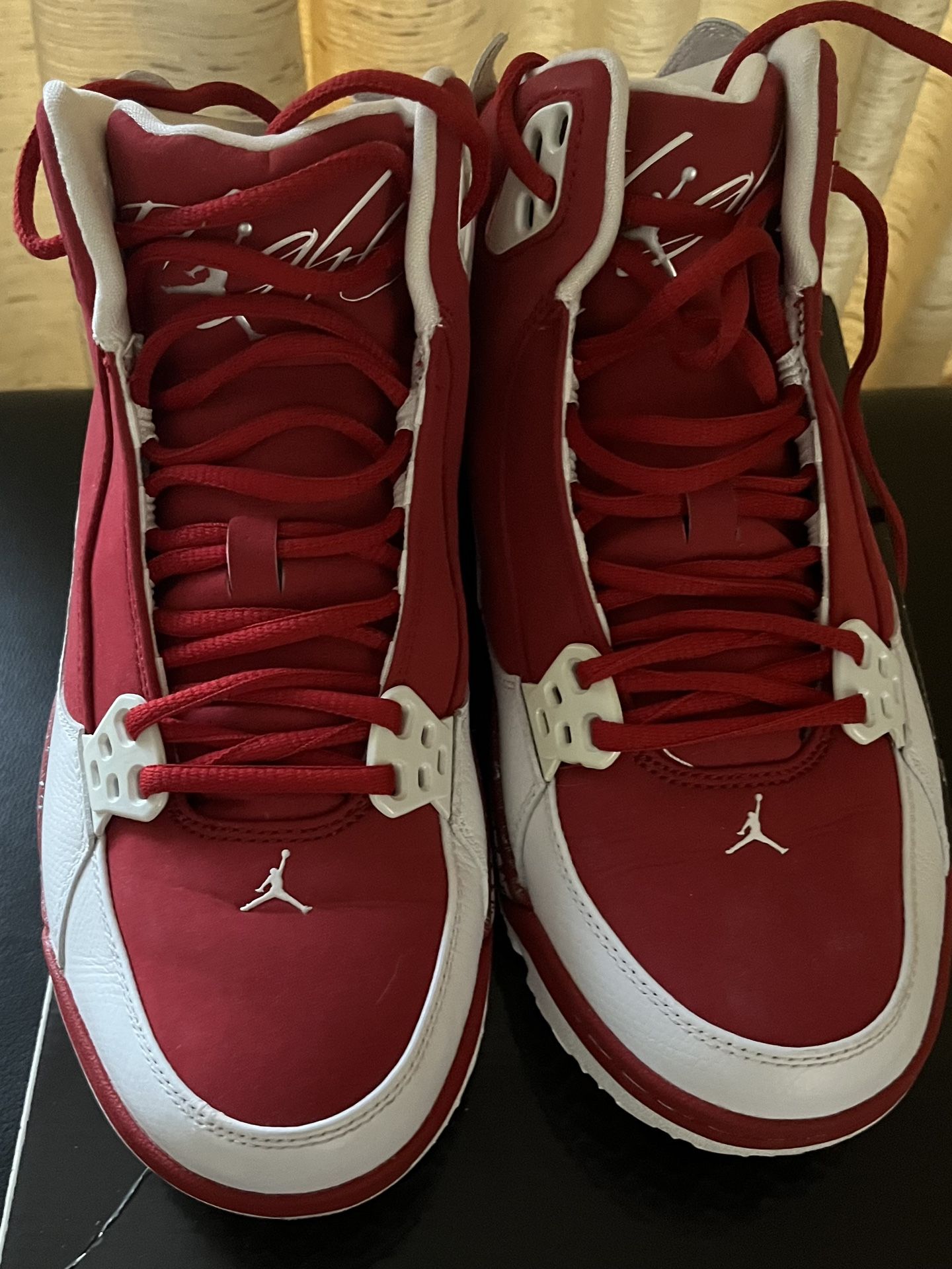 Jordan Ol School III Size 9.5 Red And White