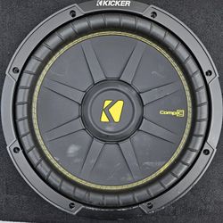12"Kicker Comp C 4-OHMS SINGLE VOICE COIL