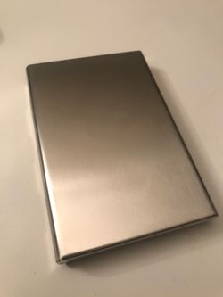 Stainless steel credit card holder brand new #7