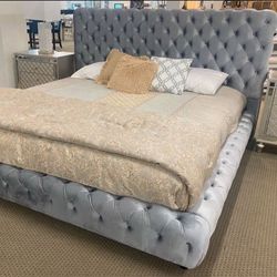 New Queen King Size Platform Bed Frame