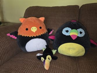2 Bird Squishmellows & Bird Beanie Baby