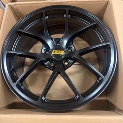 "Set of 4 18"" x 8J Matte Black Wheels 5x114.3 ET40 CB73.1 – Brand New, Never Mounted, Fits Ford Mustang, Honda Accord"