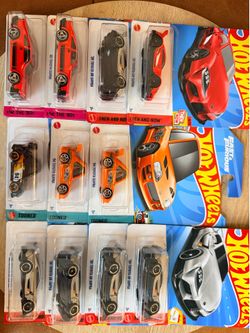 Hot Wheels Toyota Supra Lot 12 Cars JDM Fast & Furious GR Supra