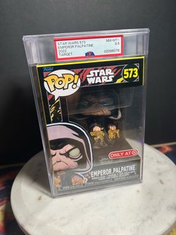Funko Pop Star Wars Emperor Palpatine #573 PSA 8.5