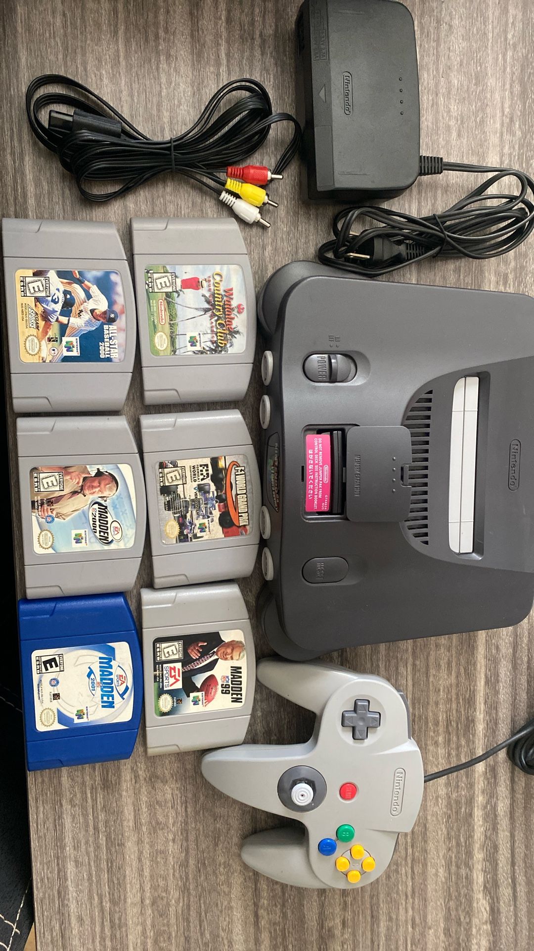 Nintendo 64 With Games $100