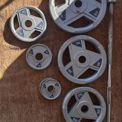 Olympic Plates & Bar Weight Set