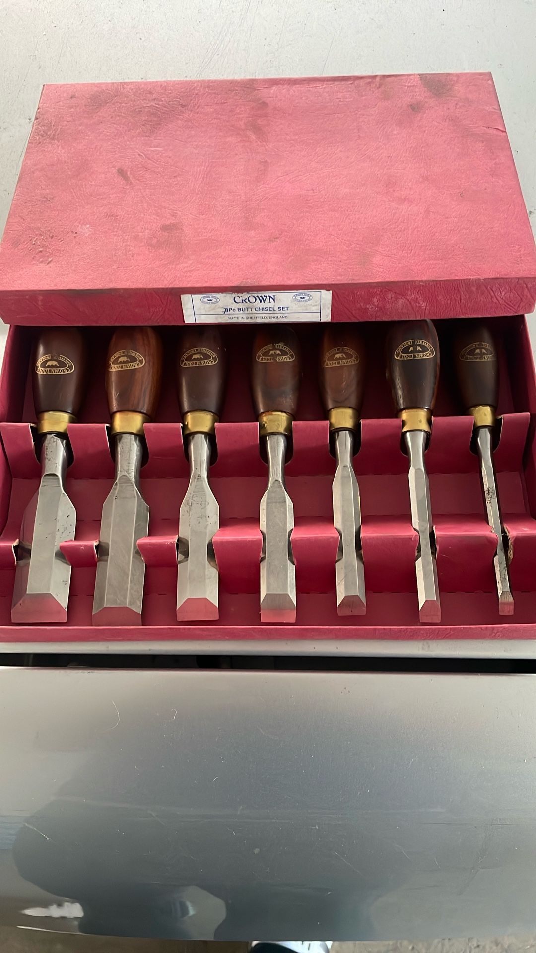 Crown Butt Chisel Set
