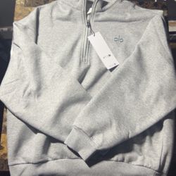 grey alo quaterzip 