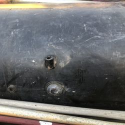 stationary oil storage tank