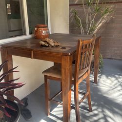 Dining table and chairs