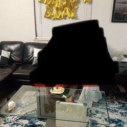 glass table  ..moving sale