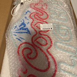 Coors light neon sign