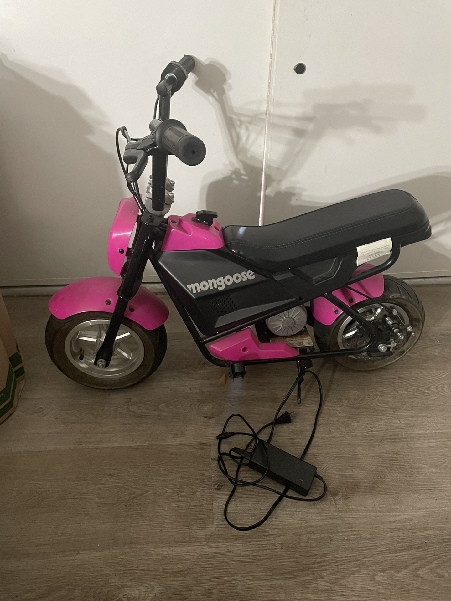 Pink Mongoose 24 Volt Powered Mini Bike, Pit Bike