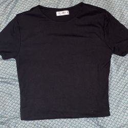 Black Crop Top 