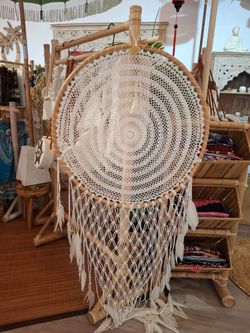 Large Handwoven Boho Dream Catcher