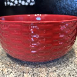 Red Decorative Bowl 
