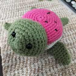Crochet stuffed turtle