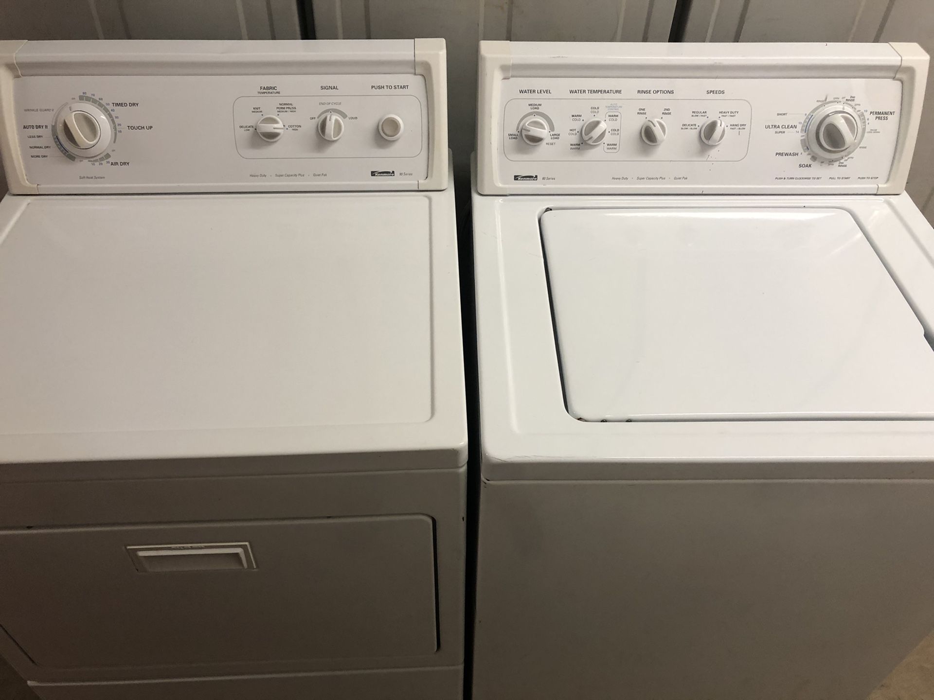 Matching Kenmore Washer & Dryer. FREE DELIVERY !