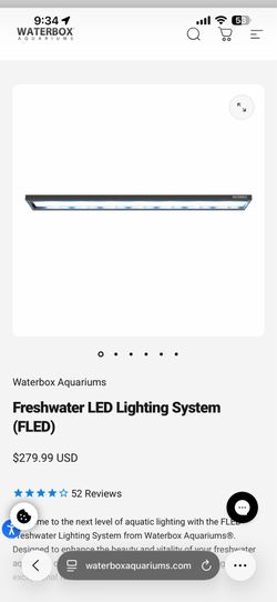 Waterbox freshwater led for planted tank