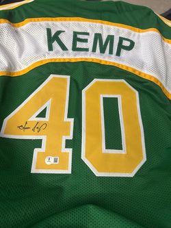 Shawn Kemp #40 Signed Seattle SuperSonics Jersey