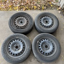 5 Lug 15 Inch steel Rims