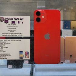 Unlocked Red iPhone 12 Mini 64gb