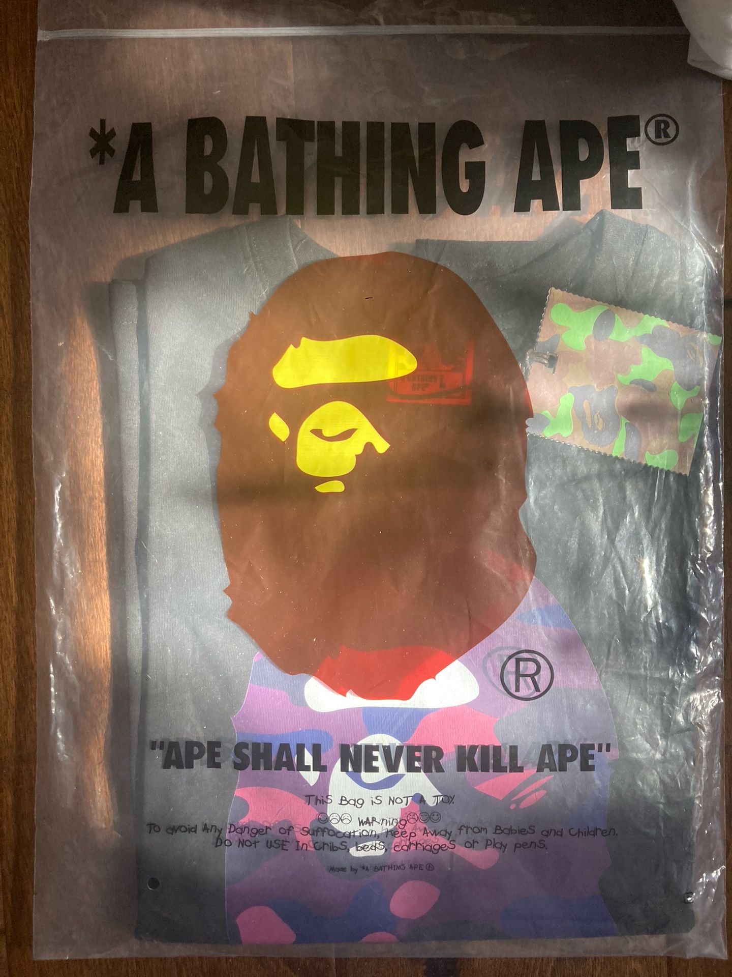 Purple Bape Shirt - Black