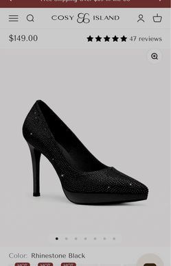 Brand new black glitter Pumps!