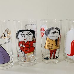 Vintage Drinking Glasses 