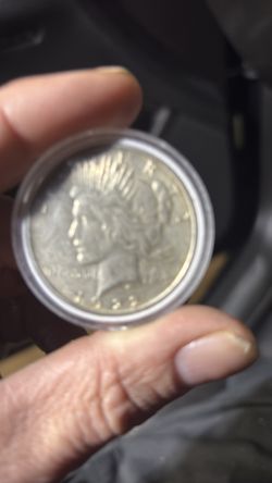 1922 piece silver coin