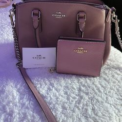 Coach Satchel Bag And Wallet Set 