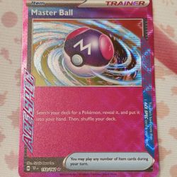 Master Ball #153 Pokemon Temporal Forces 