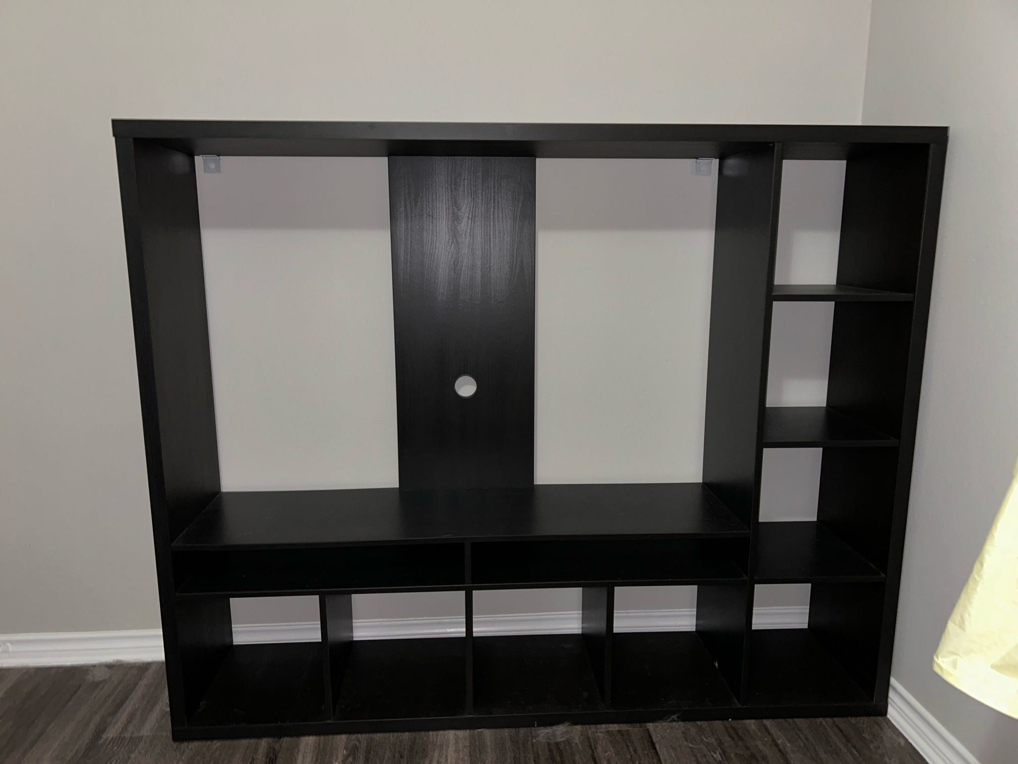 TV STAND W SHELVES