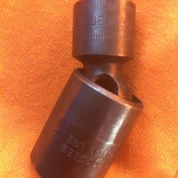 13mm Snapon 3/8 Drive Swivel Socket &13mm&10mm Husky Ratchet Wrench& A 10mm Deep 1/4 Drive Deep Socket & 2 1/2 # Deadblow Hammer