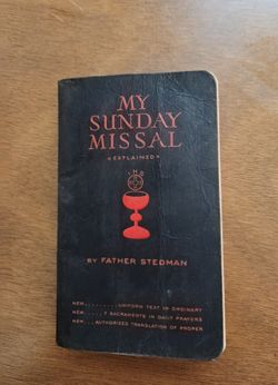 Vintage Sunday Missal By Father

Stedman