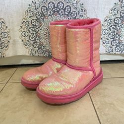 Uggs Pink Sequin Boots