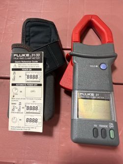 FLUKE 31 Electrical A/C Current True-RMS A/C Clamp Meter - Great Condition